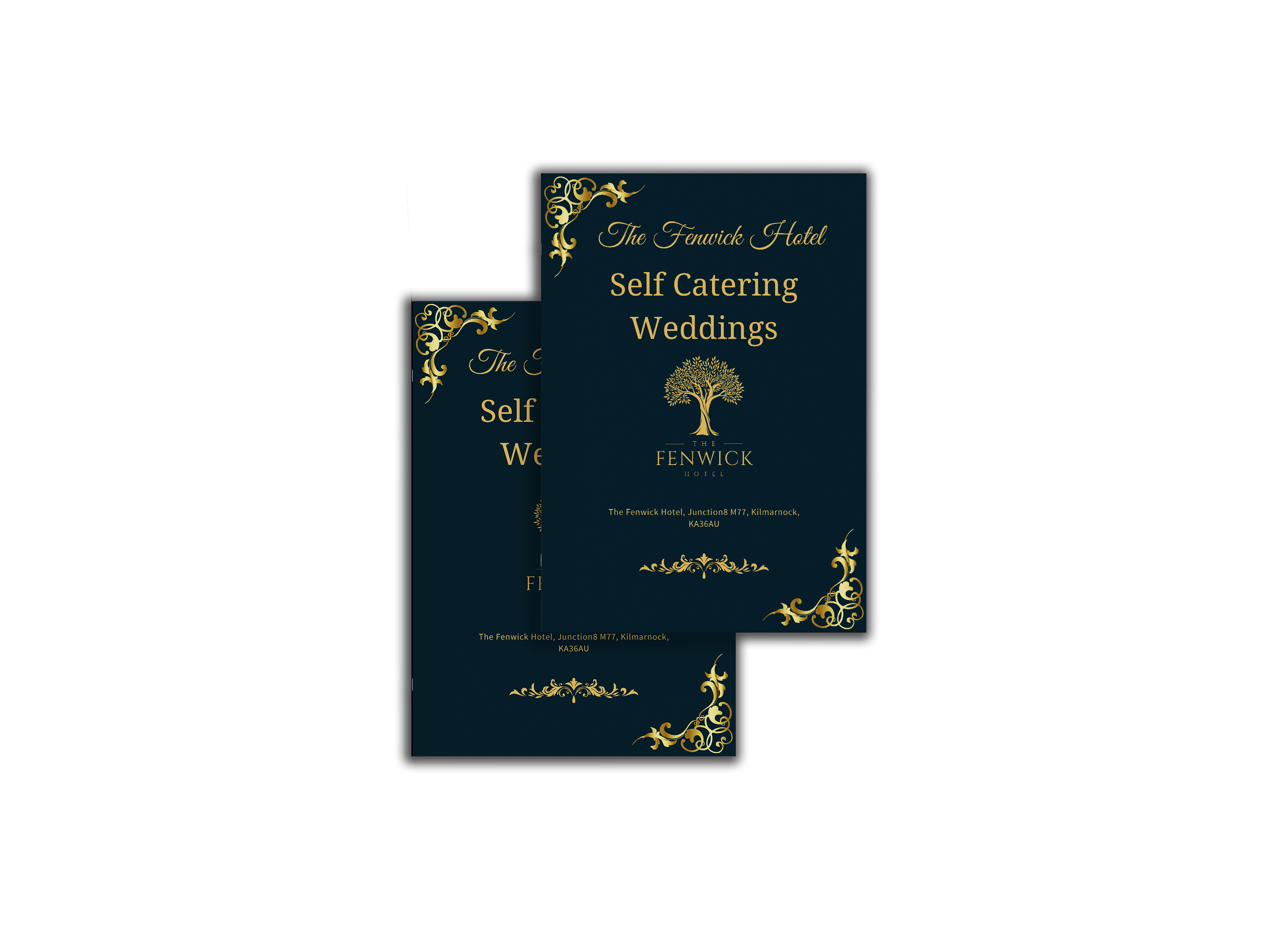 self catering brochure mockup Wedding Venue Ayrshire
